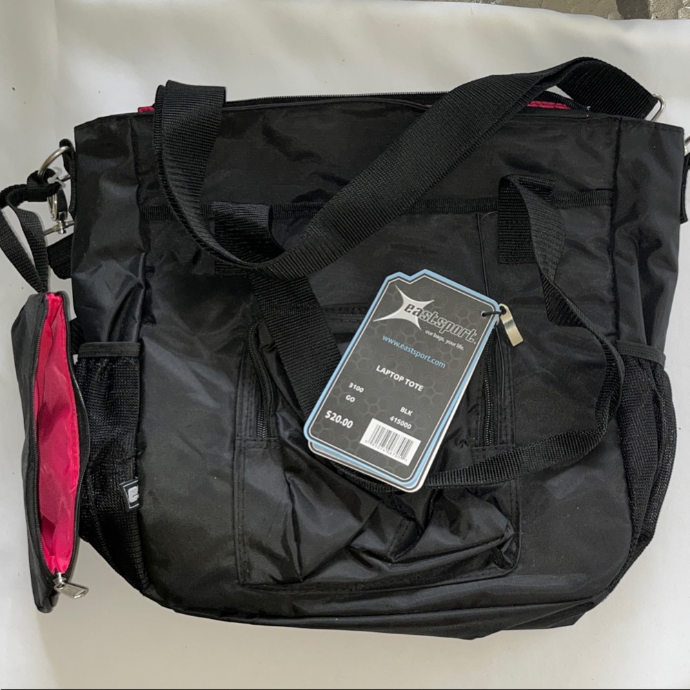 Eastsport Black Laptop Tote